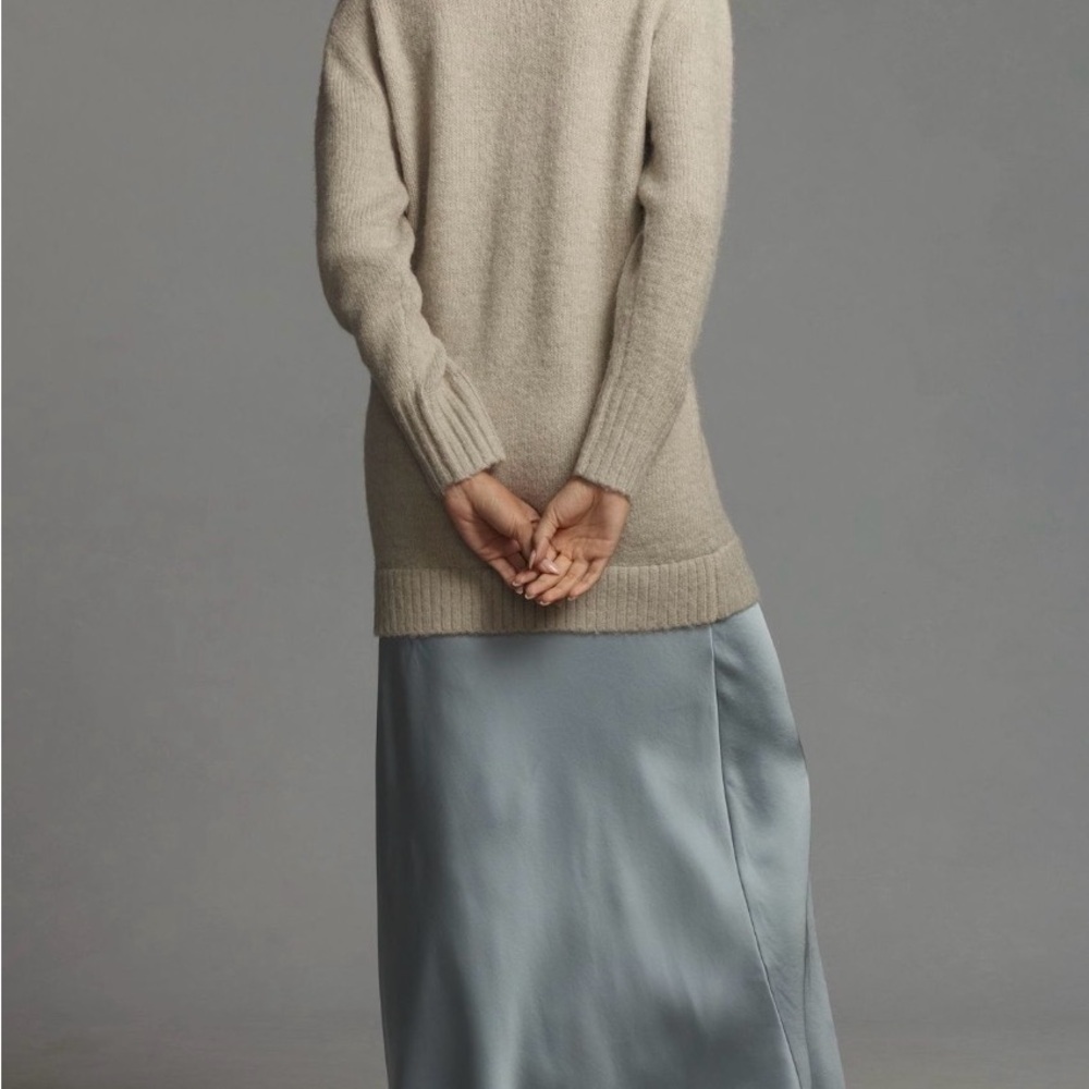 Anthropologie Gray Two-fer Sweater Dress - Picture 3 of 10